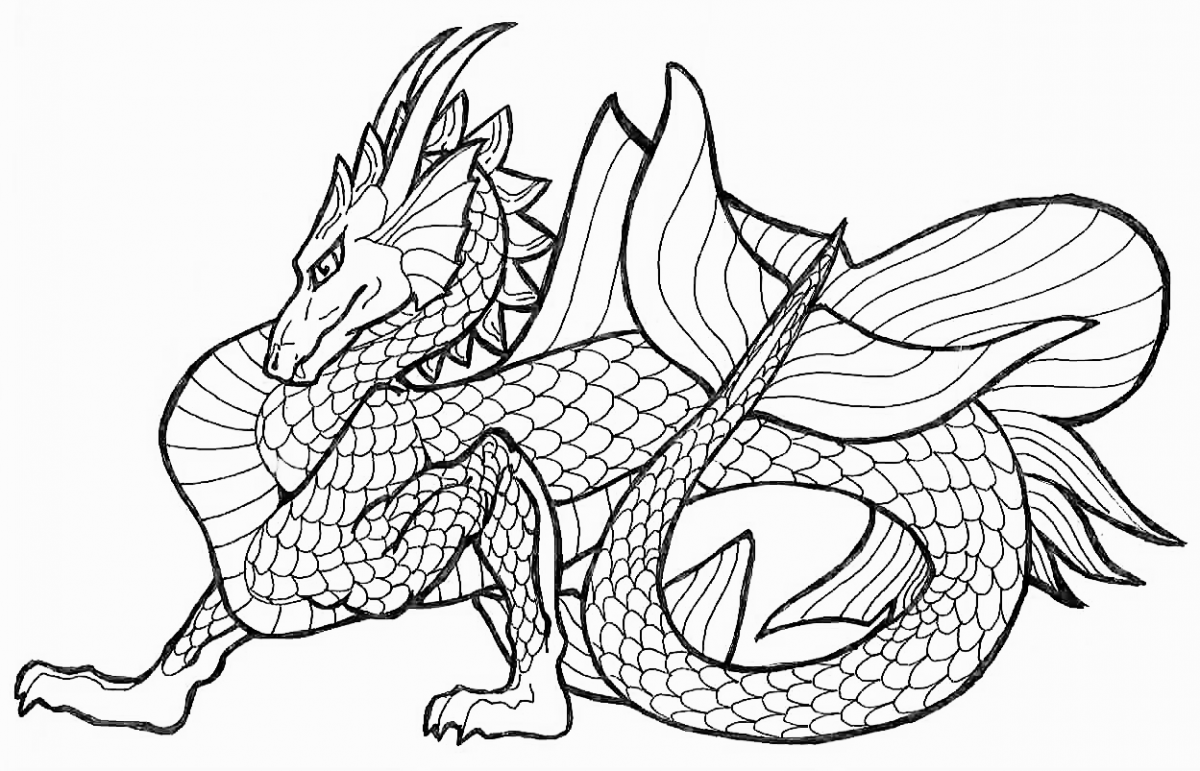printable dragon coloring sheets